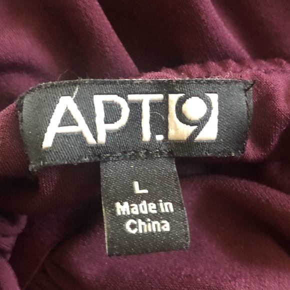 2-Halter Tops Bundle! Apt9 Plum & BWear Black Size-L Embellished Beaded Neckline - Picture 15 of 16